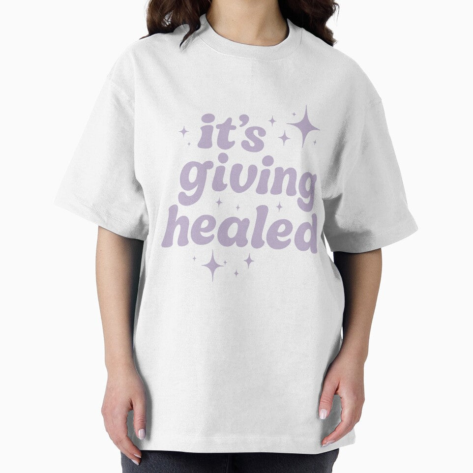 It’s Giving Healed Mental Health Affirmation Design by astersgraphics