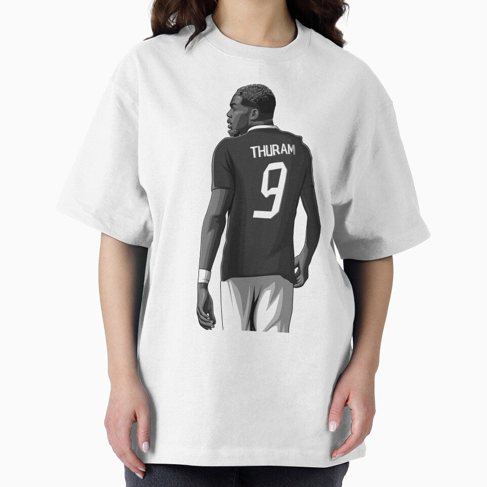 Marcus Thuram Black and White Version by Aldduardo