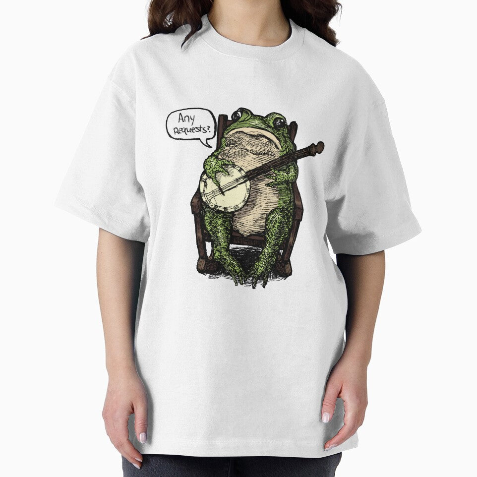 Banjo Frog (Any Requests?) - Cute Vintage Frog Design by PlumeMoth