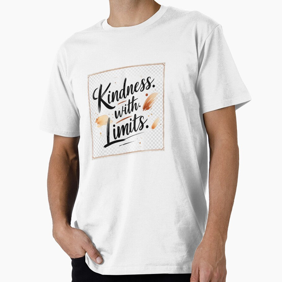 Kindness. With limits. | Minimal Statement Typography Design by Irene Catchmind
