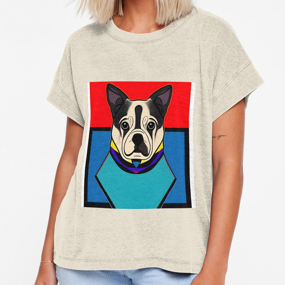 Retro Cute dog Art by Ariel Guevara